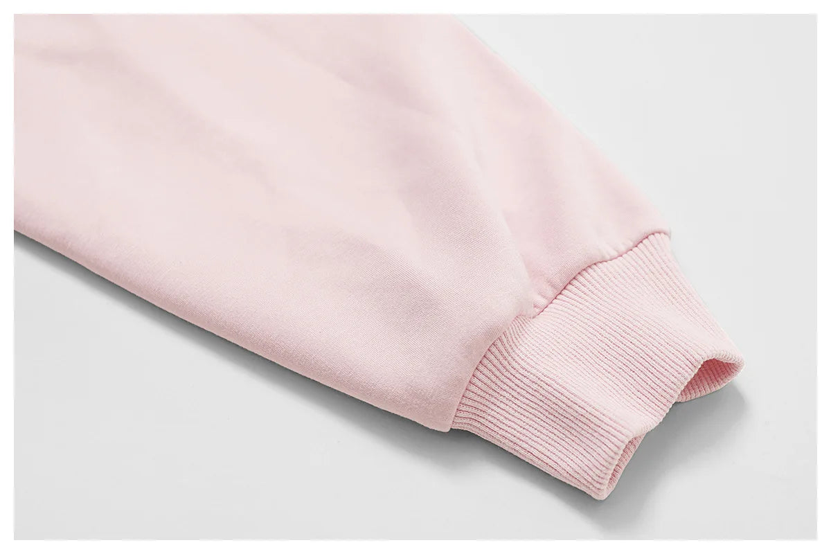 Wytrzymała Luźna Bluza z Kapturem i Długimi Rękawami