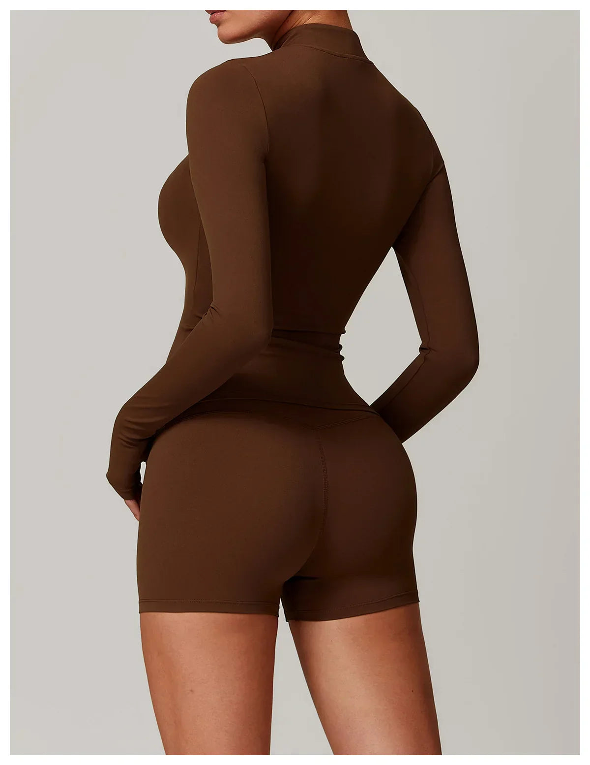 Slim Fit Długi Rękaw Kurtka Zewnętrzna do Joggingu z Połową Zamka