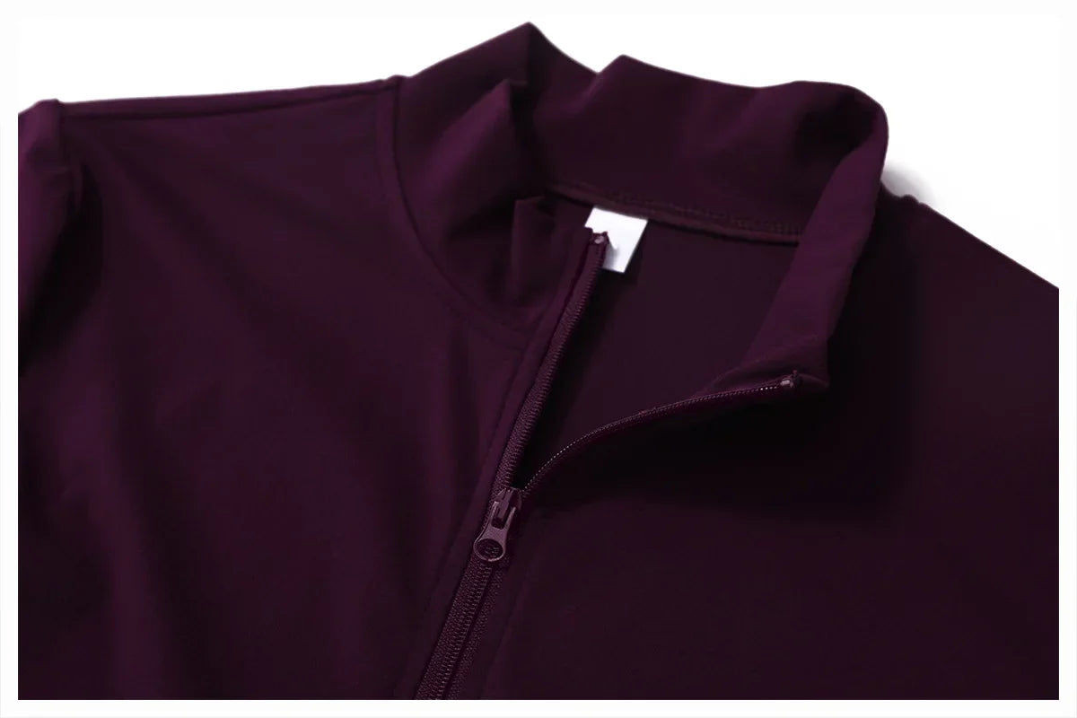 Smukła kurtka sportowa z długim rękawem do użytku na zewnątrz