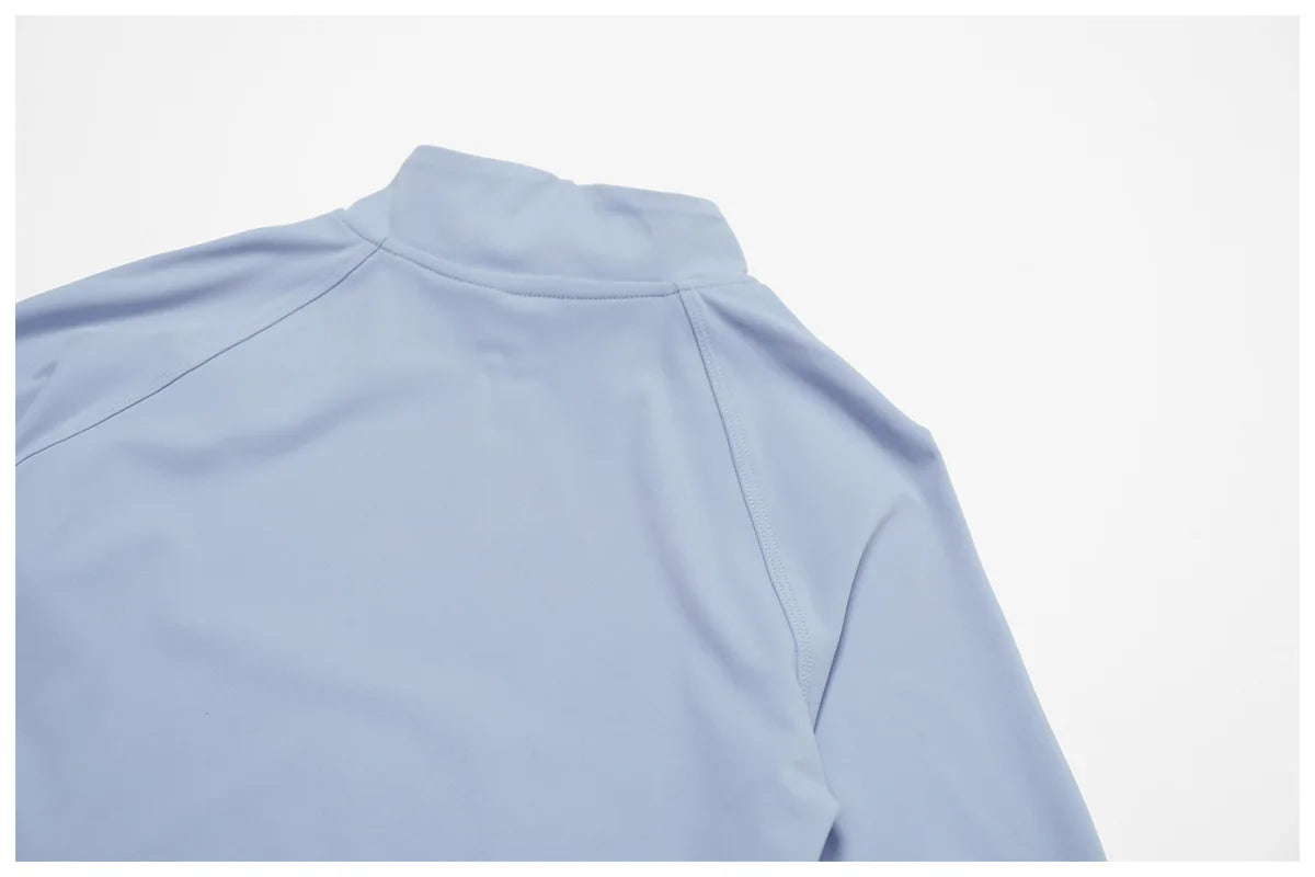 Smukła, wiatroszczelna kurtka sportowa z długim rękawem