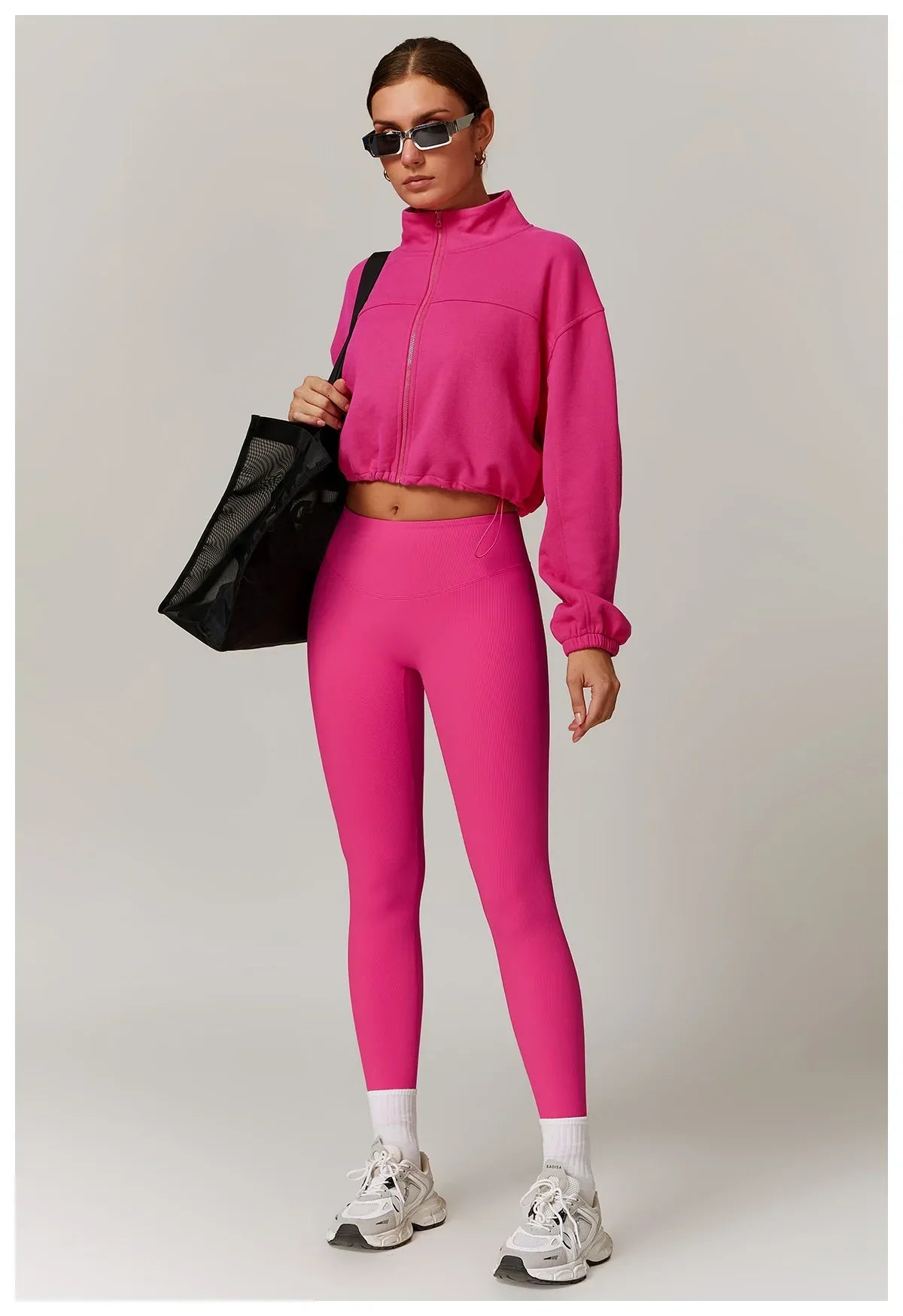 Kurtka Zipper dla Kobiet do Fitnessu