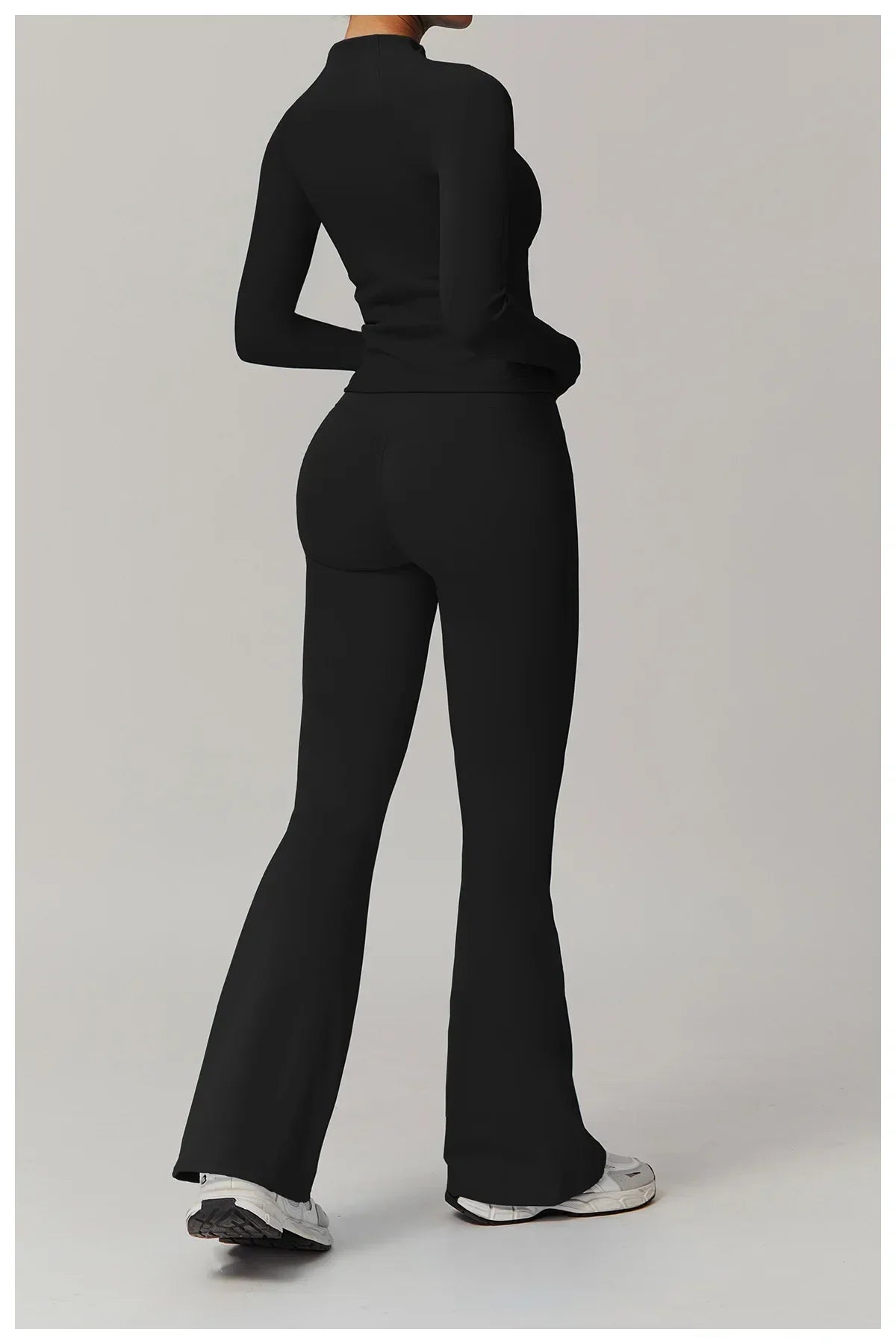 Zimowa Kurtka Fitness z Długim Rękawem o Wysokiej Elastyczności