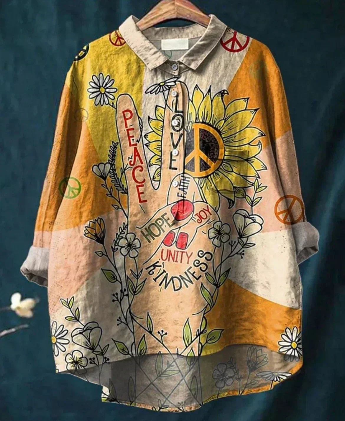 Milava™ | Luźna Koszula w Wzory