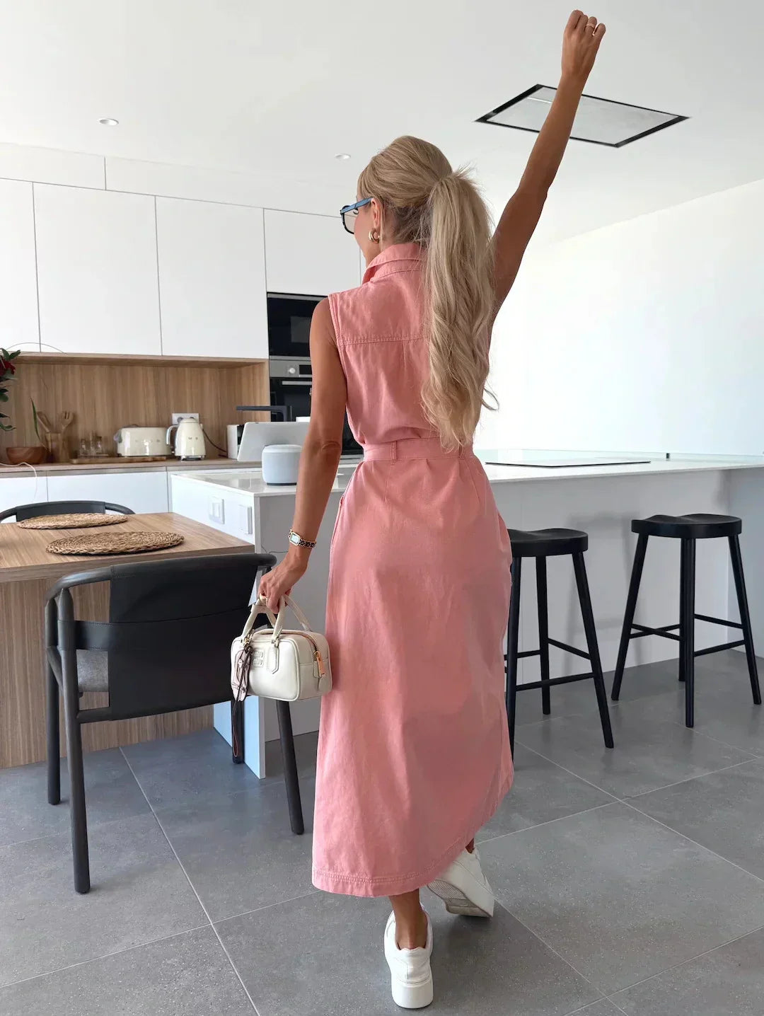 Milava™ | Maxi Dżinsowa Sukienka o Ponadczasowej Elegancji