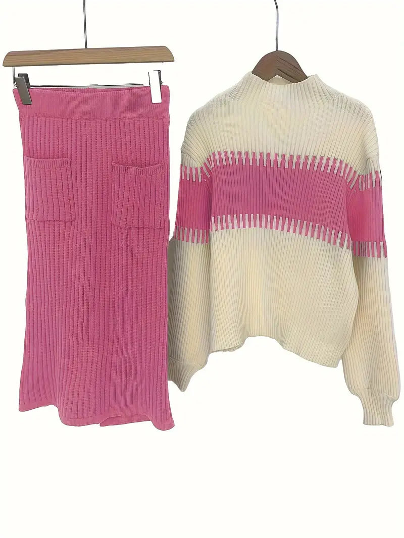 Milava™ Anastasia Panel Knit Co-Ord