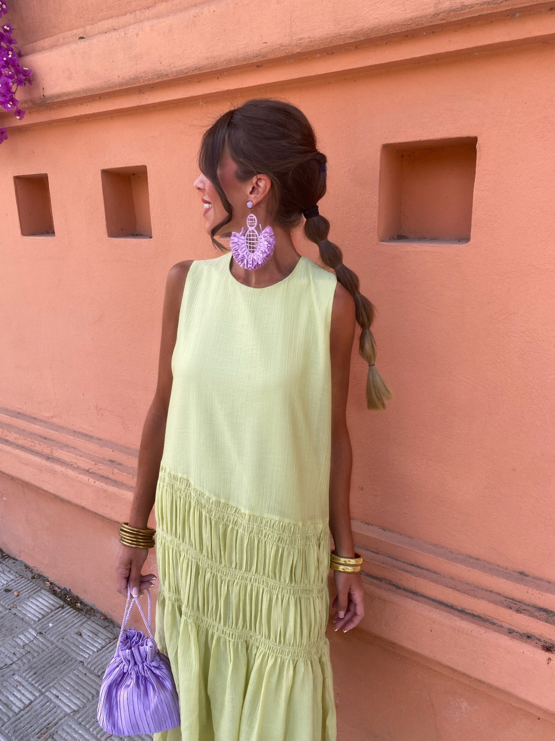 Milava™ | Midi Bezrękawnik Sukienka