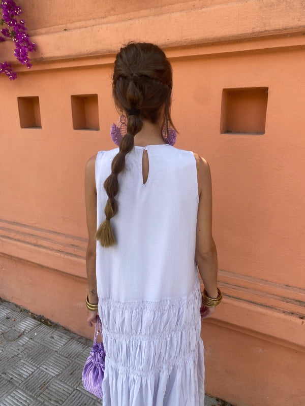 Milava™ | Midi Bezrękawnik Sukienka