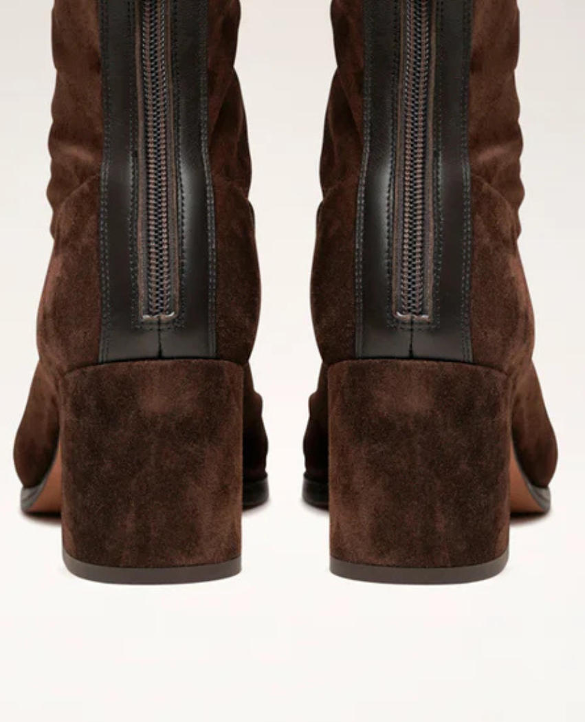 Victoria™ | Botki na obcasie z kwadratowym noskiem