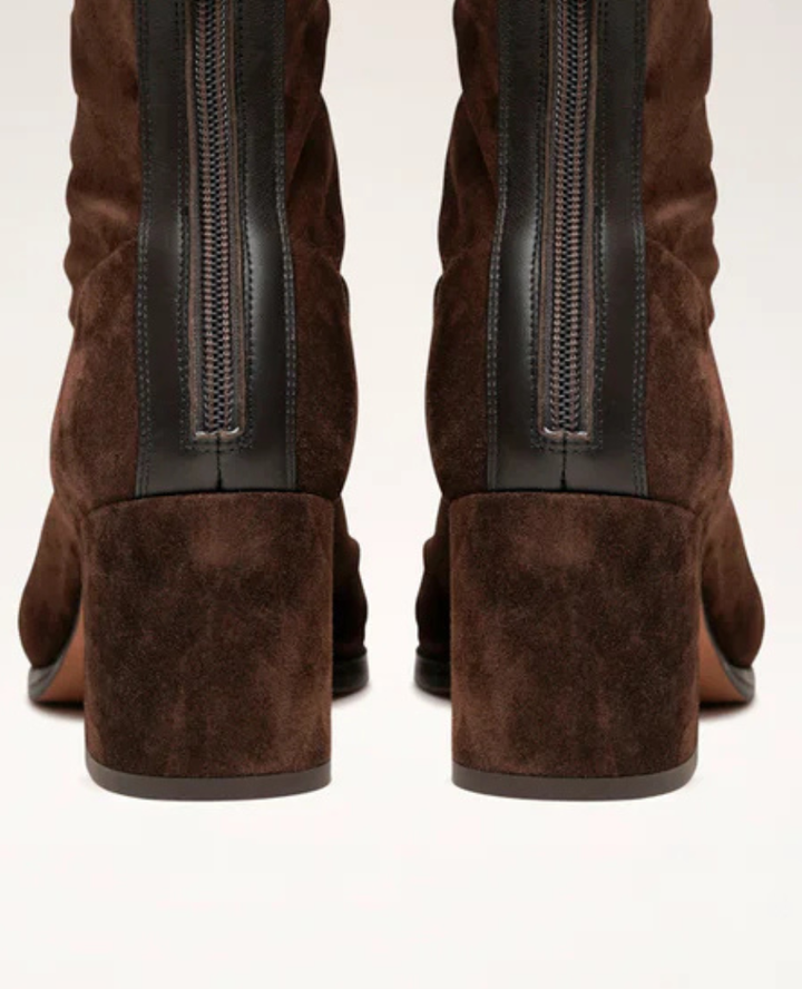 Victoria™ | Botki na obcasie z kwadratowym noskiem