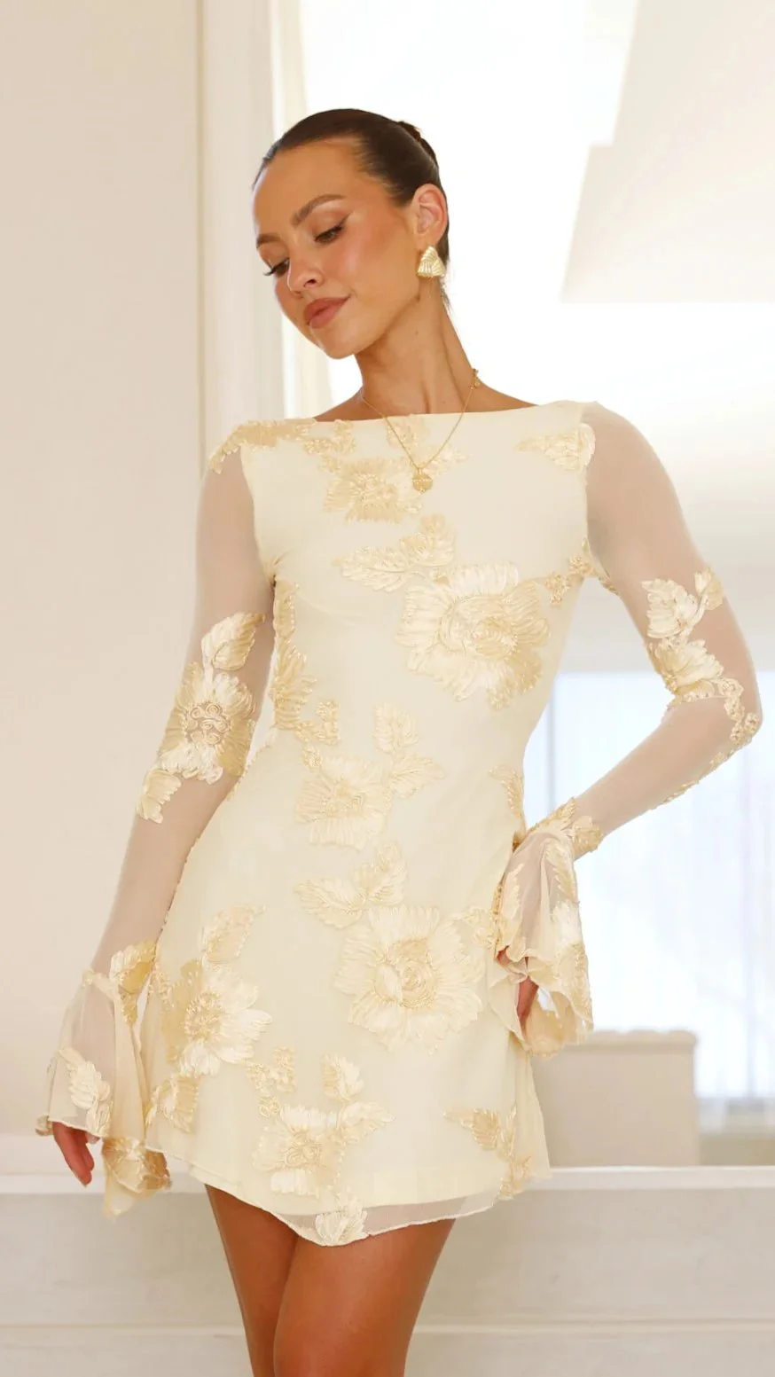 Milava™ | Mini Sukienka Bez Rękawów z Kwiatowym Motywem