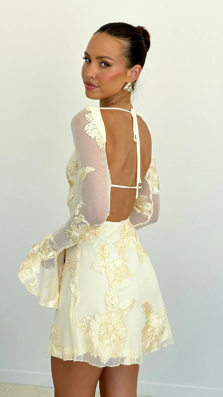 Milava™ | Kwiatowa Mini Sukienka Bez Rękawów