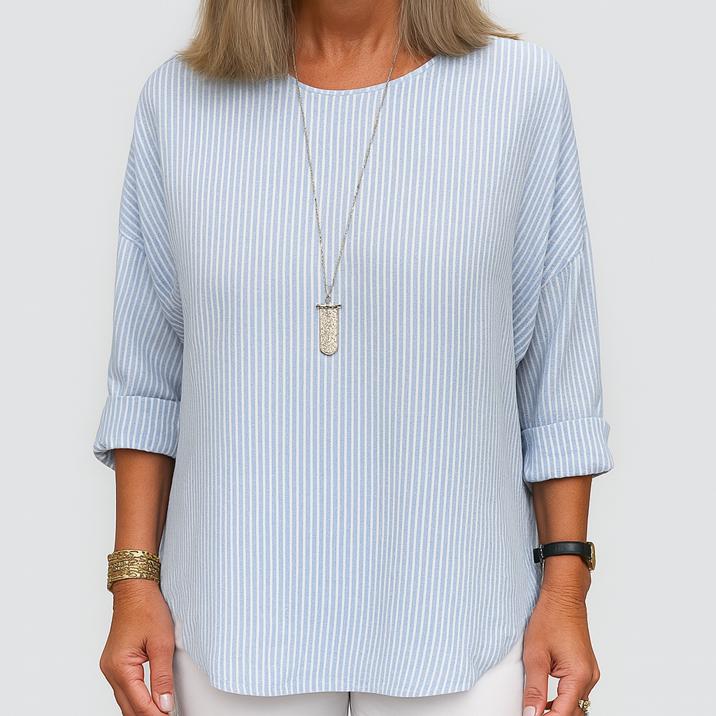 Milava™ | Stylowa Bluzka w Paski