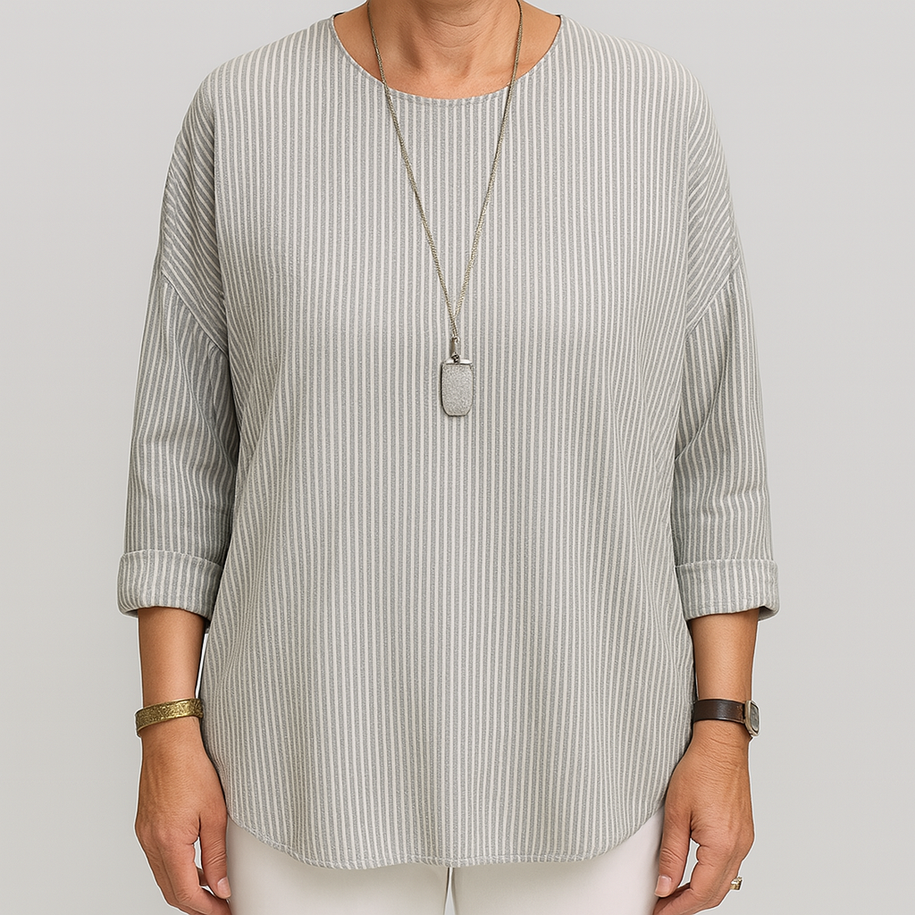 Milava™ | Stylowa Bluzka w Paski