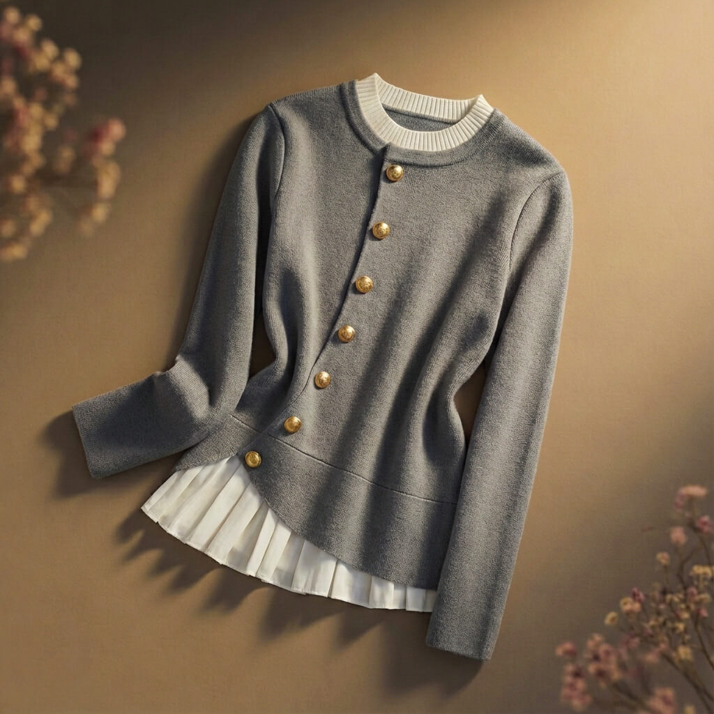 Jacek™ | Sweter z wełny merino Pearl Couture