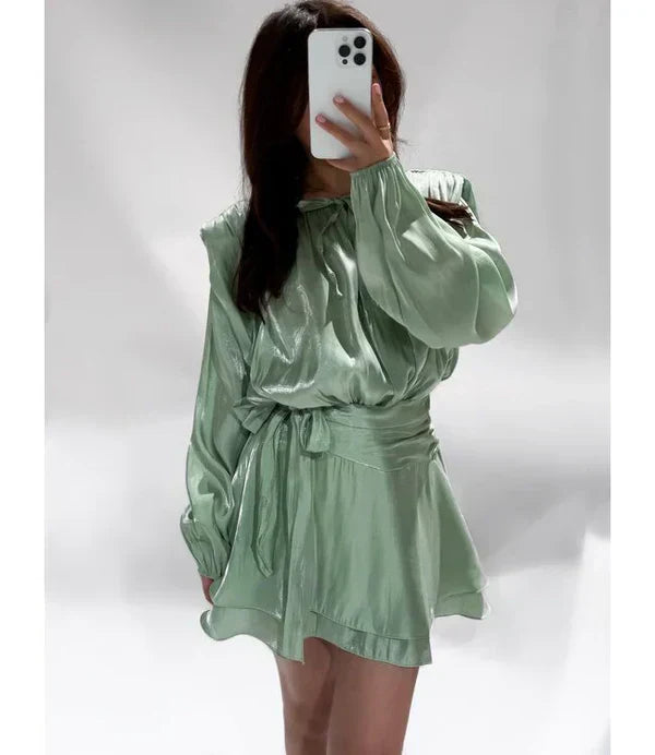 Milava™ | Sukienka satynowa June