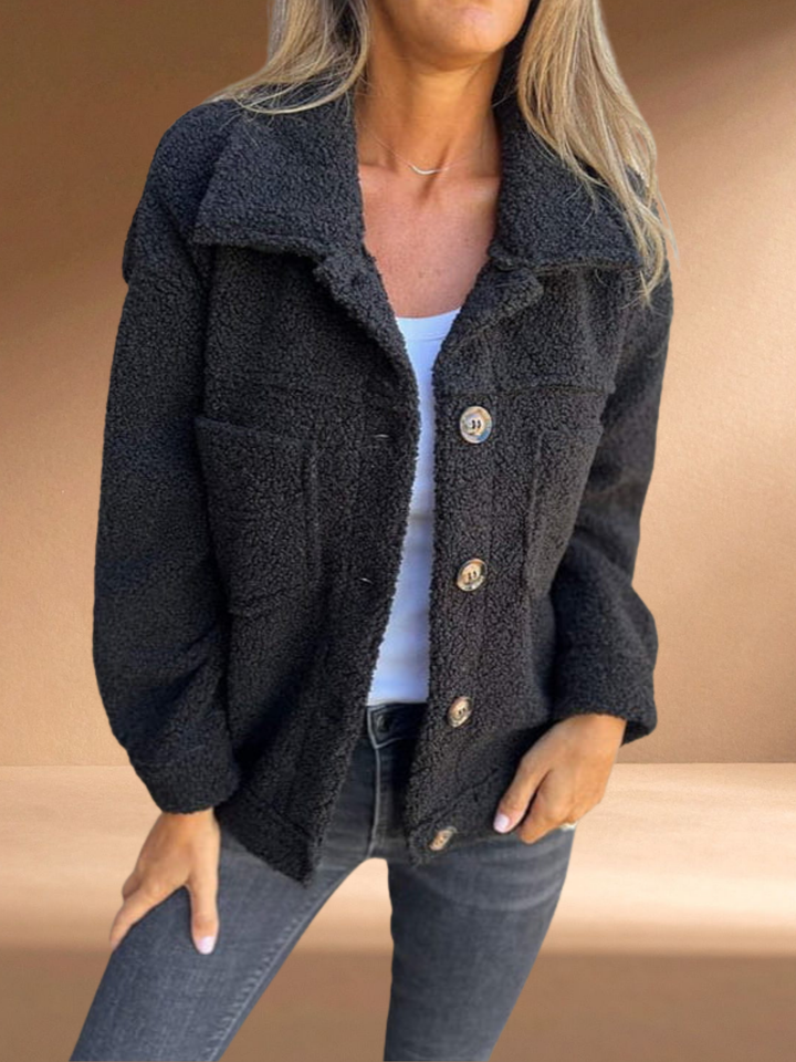 Alizée™ | Przytulna Kurtka Z Guzikami