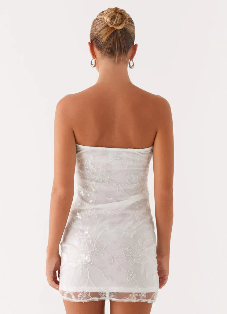 Milava™ | Mini Sukienka Aurora z Koralikami