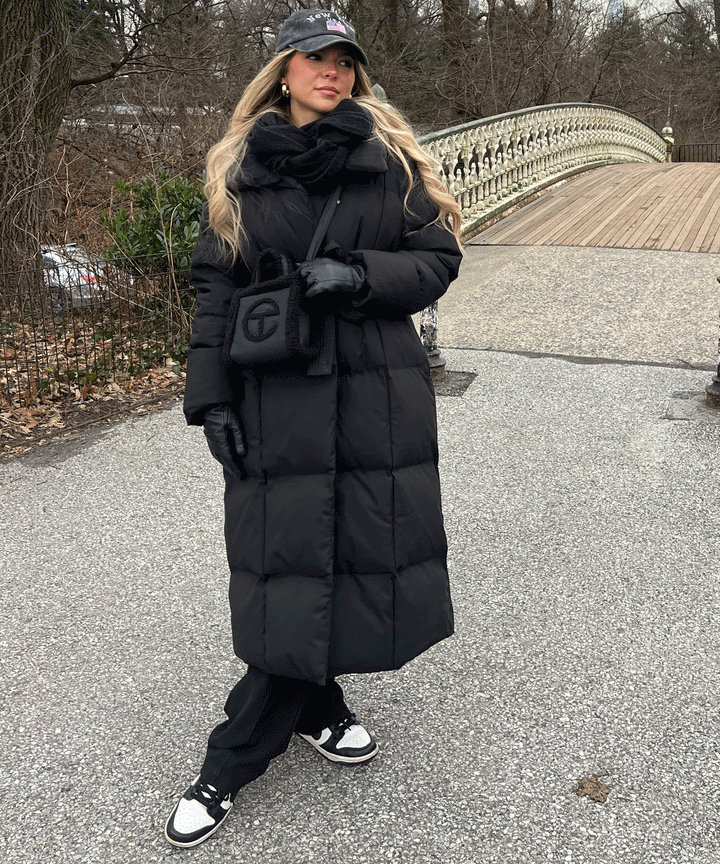 Zimara™ | Długa Pikowana Kurtka Zimowa dla Kobiet