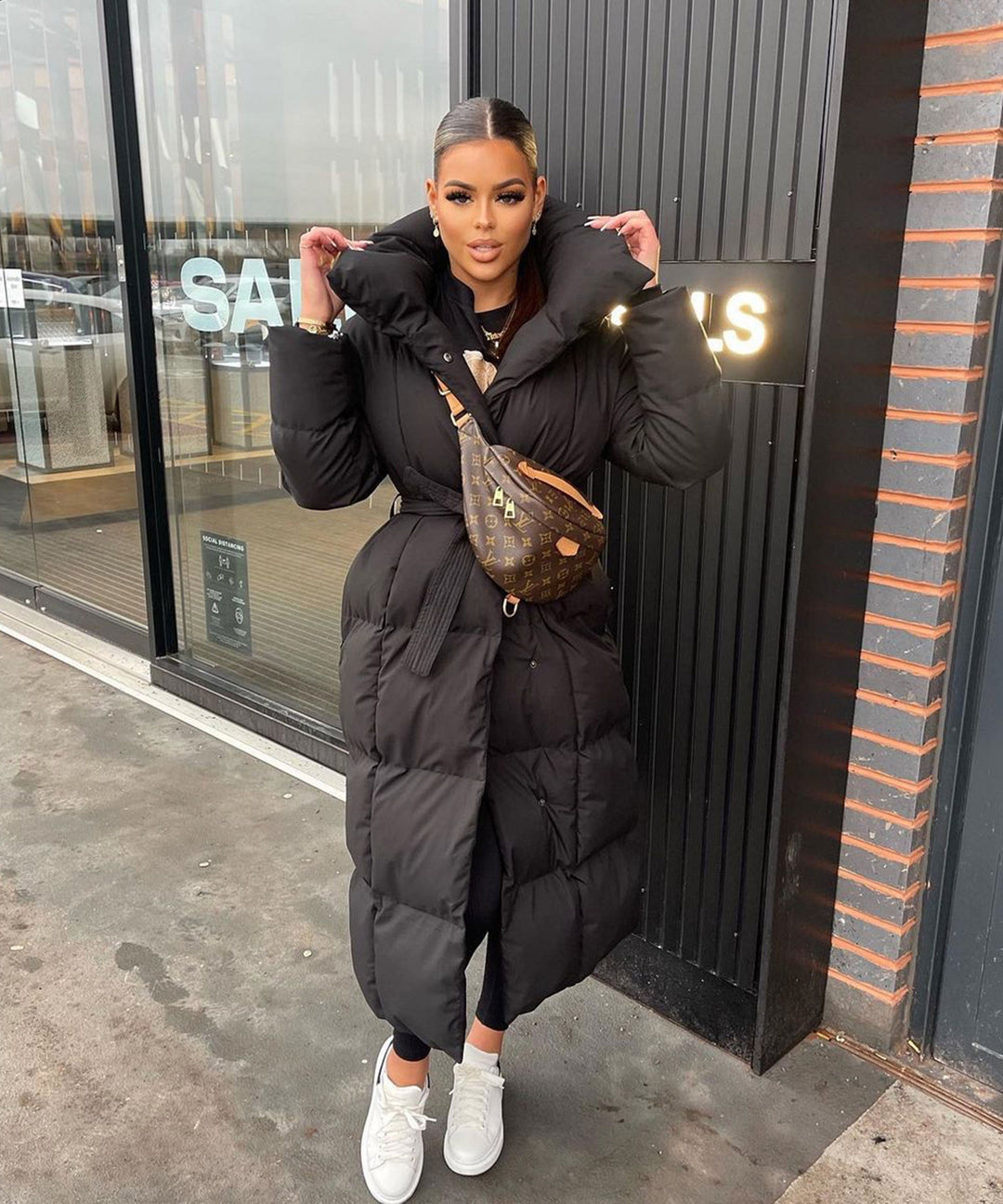 Zimara™ | Długa Pikowana Kurtka Zimowa dla Kobiet