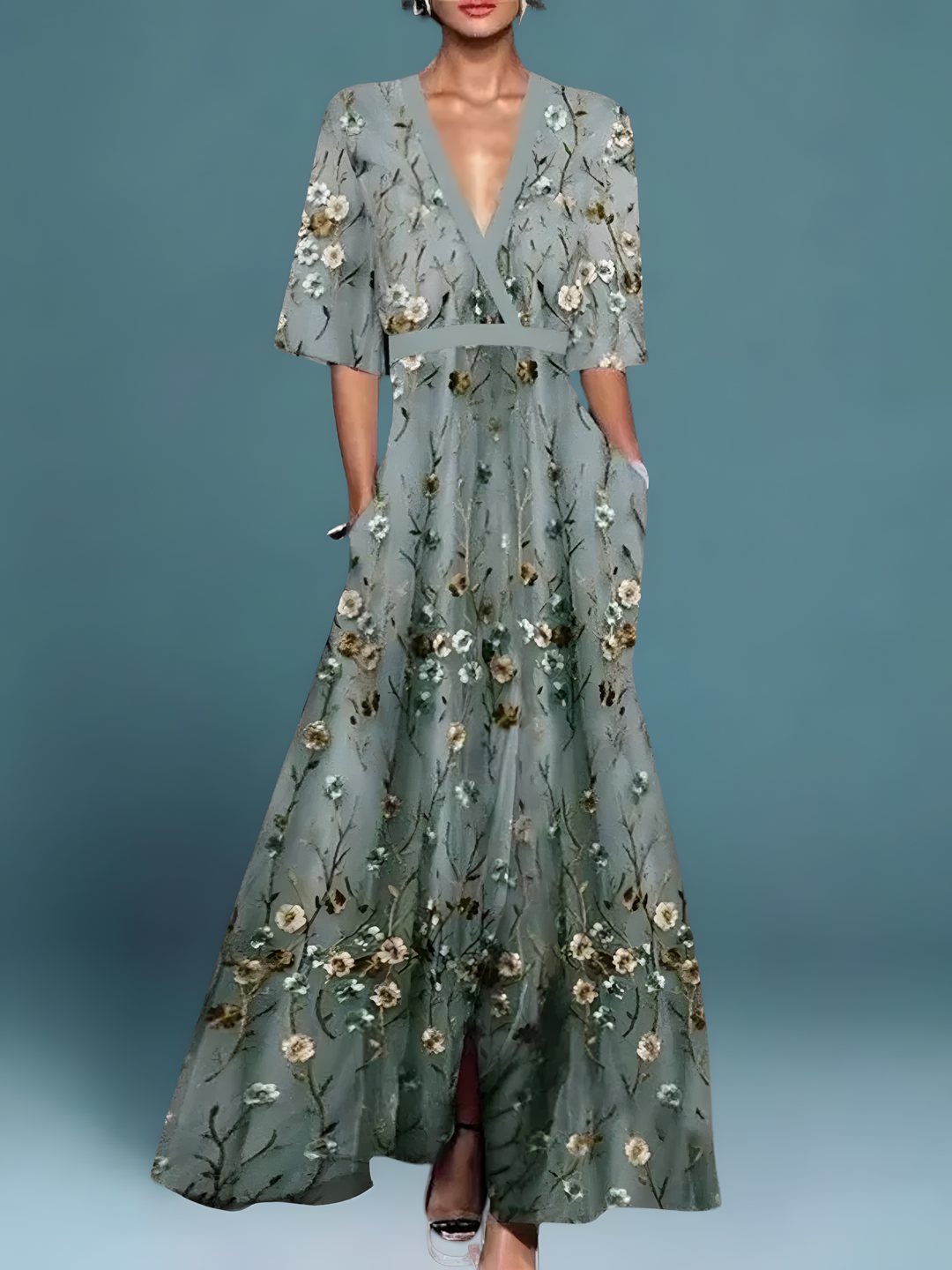 Milava™ | Elegancka Sukienka w Stylu Wrap