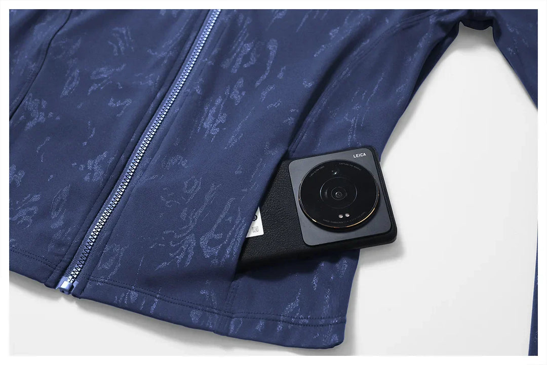 Kurtka Damska Slim z Długim Rękawem i Otworem na Kciuk