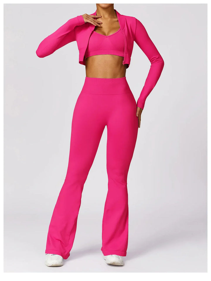 Kurtka sportowa damska z długim rękawem