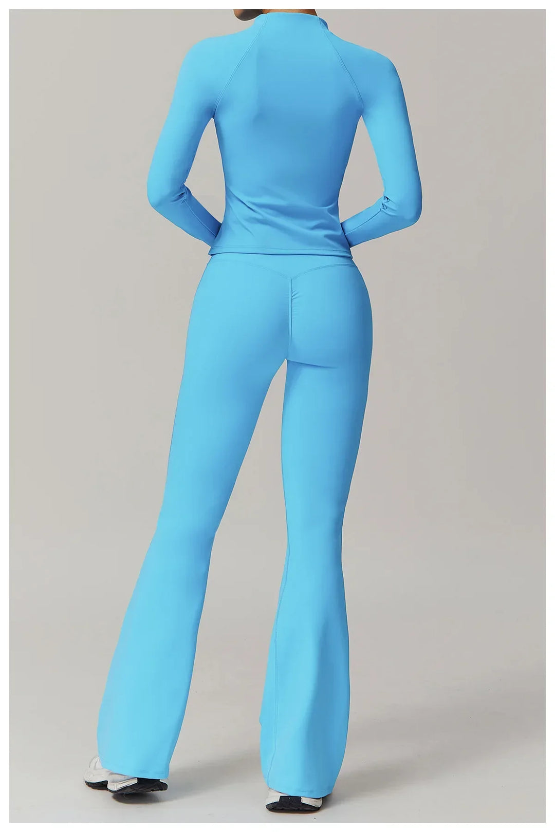 Zimowa Kurtka Fitness z Długim Rękawem o Wysokiej Elastyczności