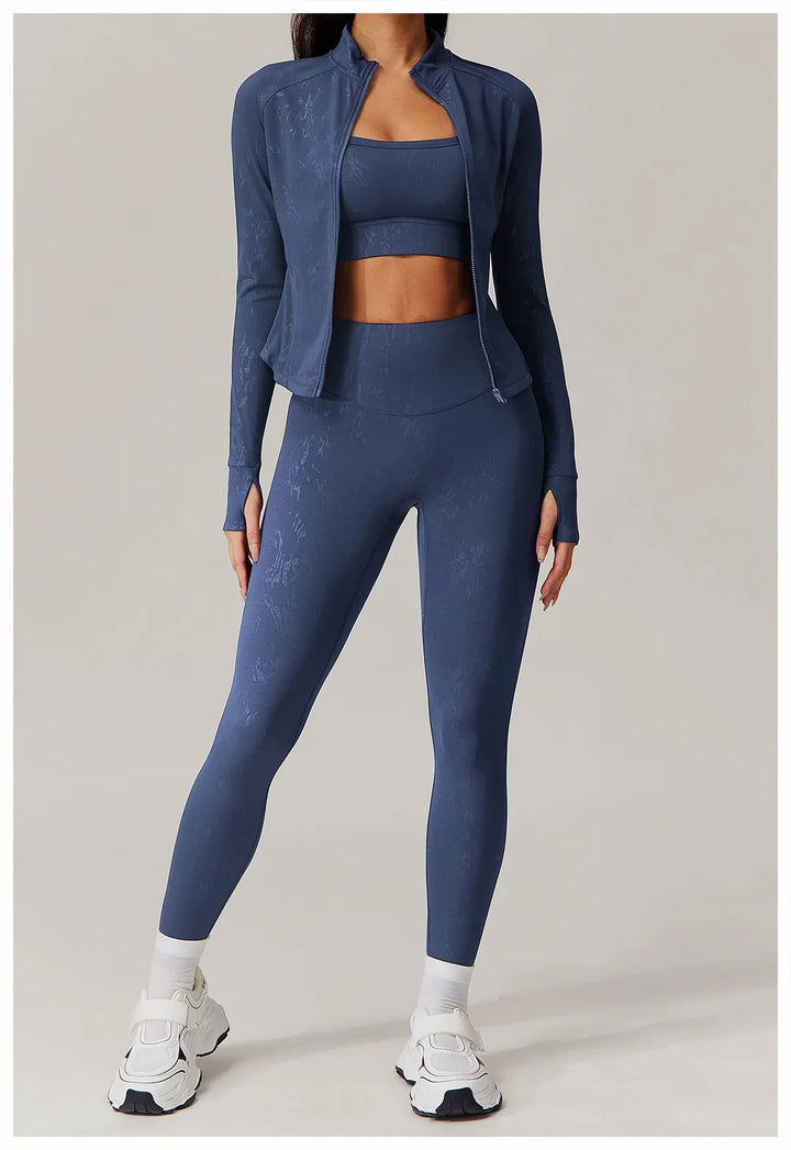 Kurtka Damska Slim z Długim Rękawem i Otworem na Kciuk