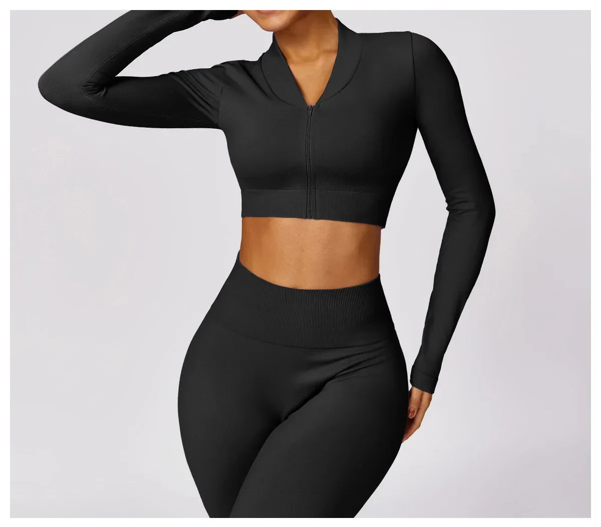 Kurtka sportowa damska z długim rękawem