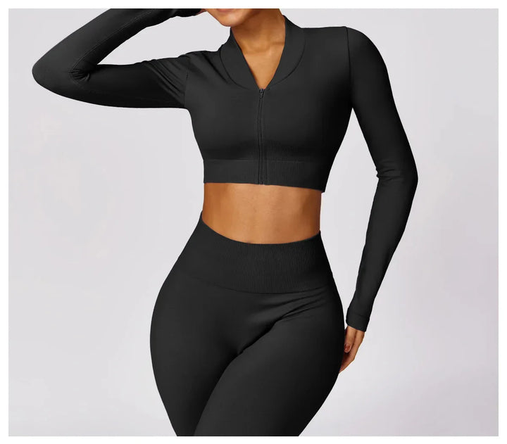 Kurtka sportowa damska z długim rękawem