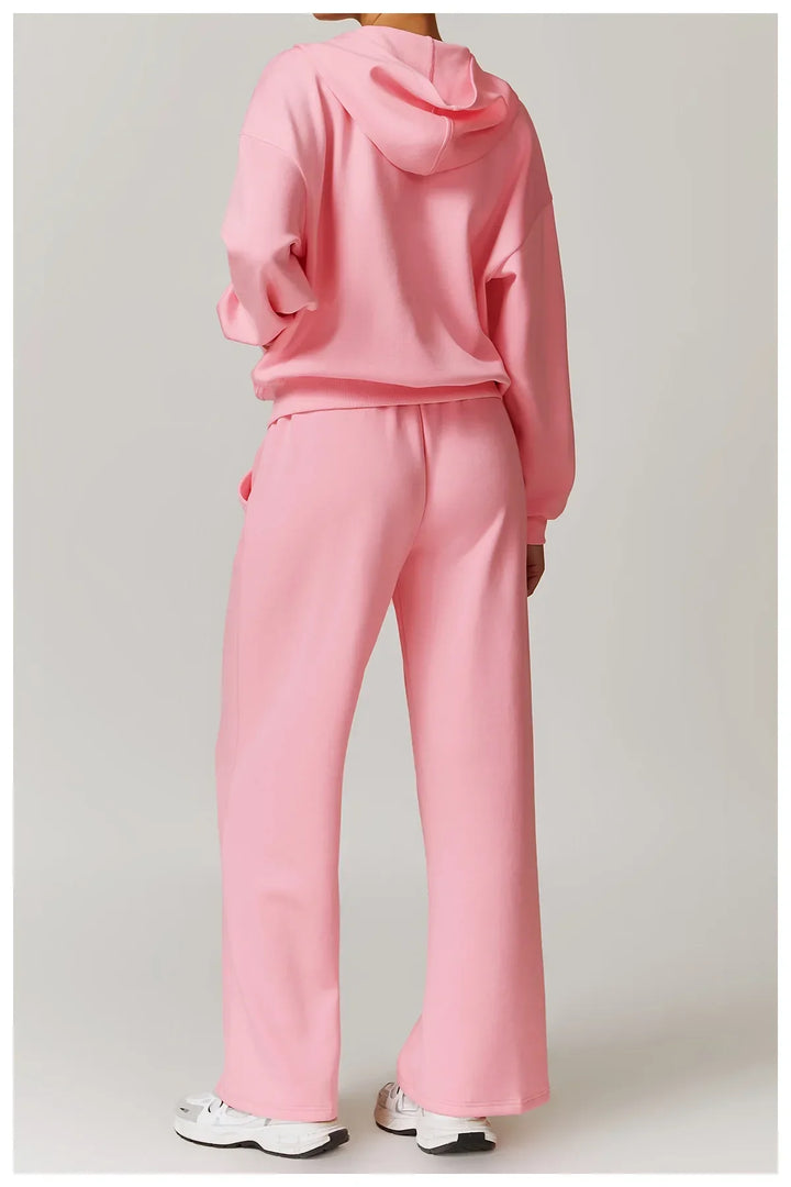 Wytrzymała Luźna Bluza z Kapturem i Długimi Rękawami