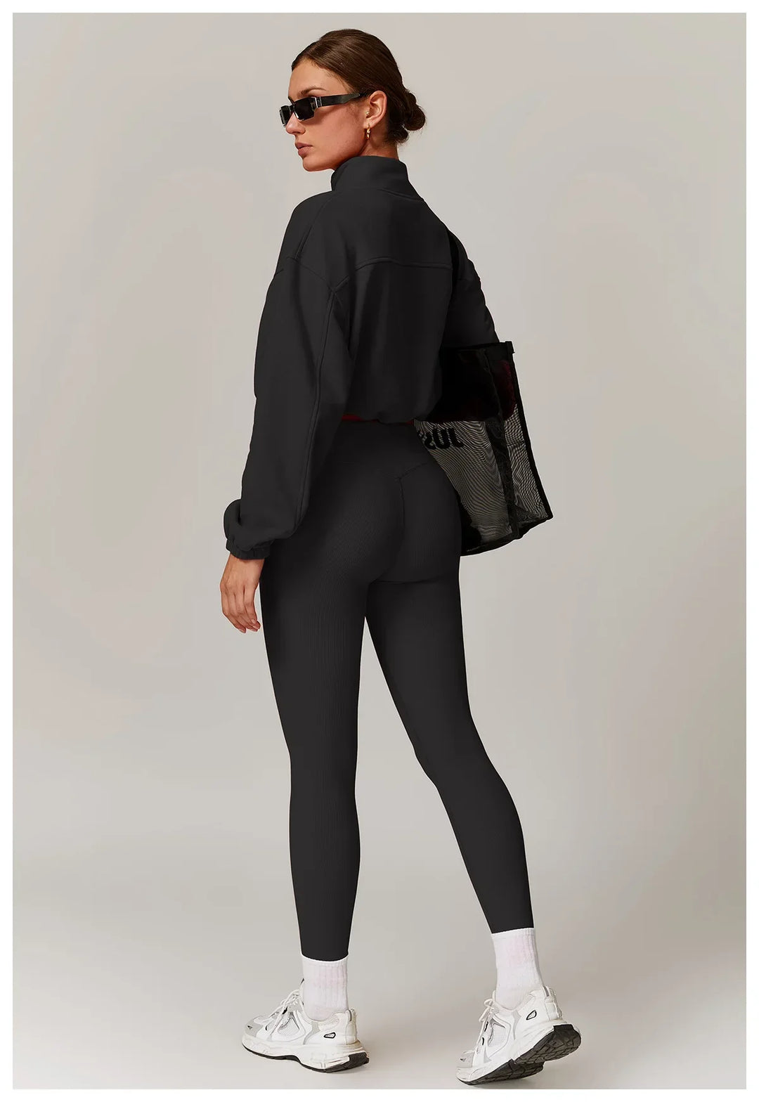 Kurtka Zipper dla Kobiet do Fitnessu