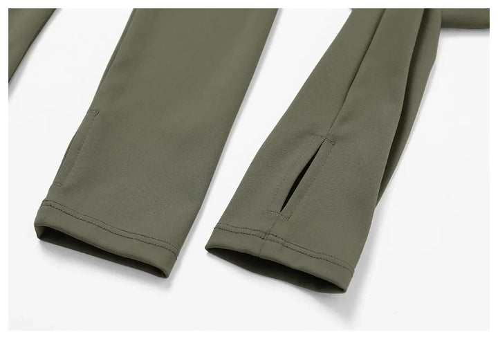 Slim Fit Długi Rękaw Kurtka Zewnętrzna do Joggingu z Połową Zamka