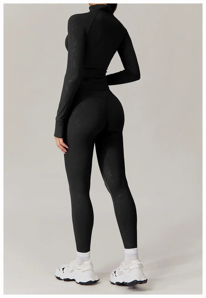 Kurtka Damska Slim z Długim Rękawem i Otworem na Kciuk