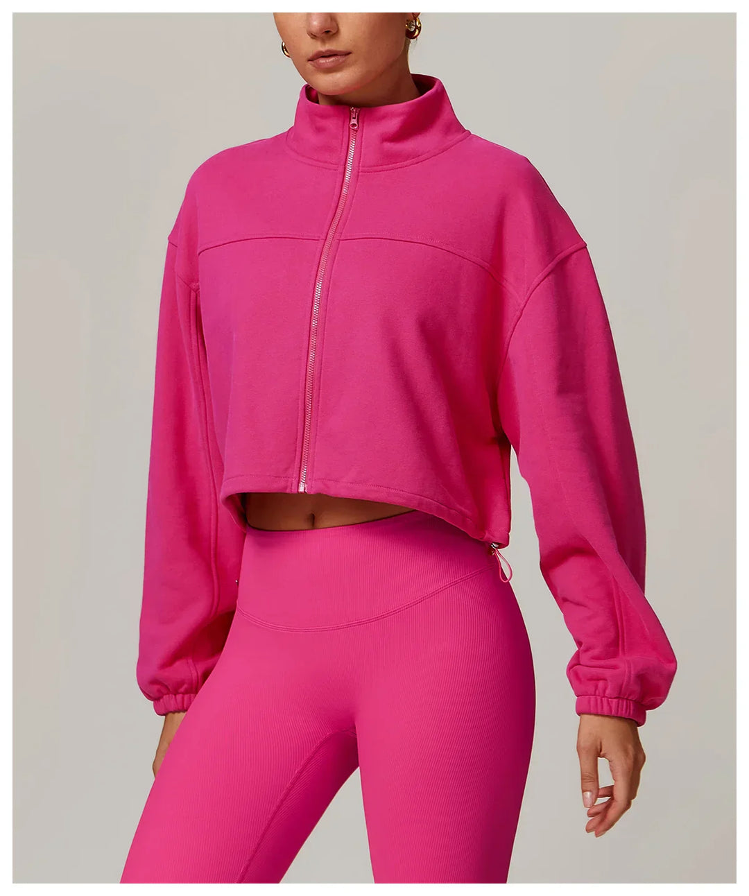 Kurtka Zipper dla Kobiet do Fitnessu