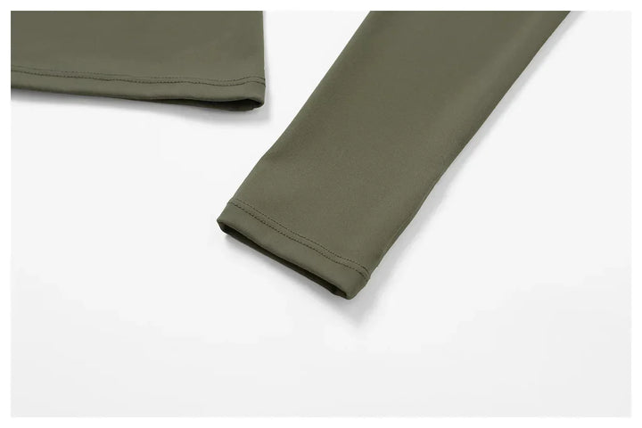 Slim Fit Długi Rękaw Kurtka Zewnętrzna do Joggingu z Połową Zamka