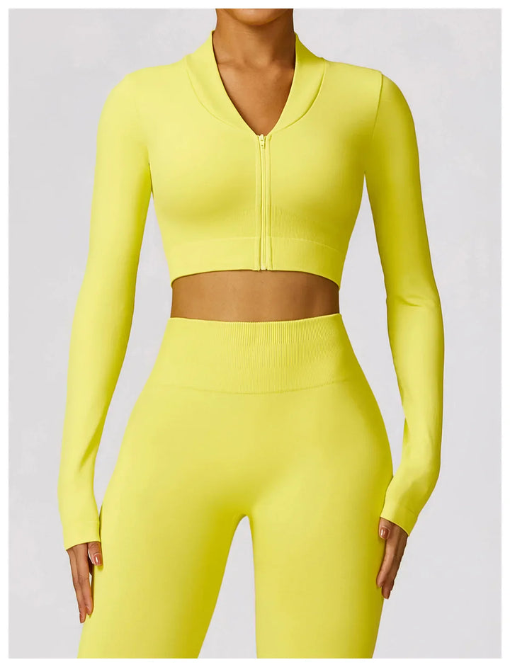 Kurtka sportowa damska z długim rękawem