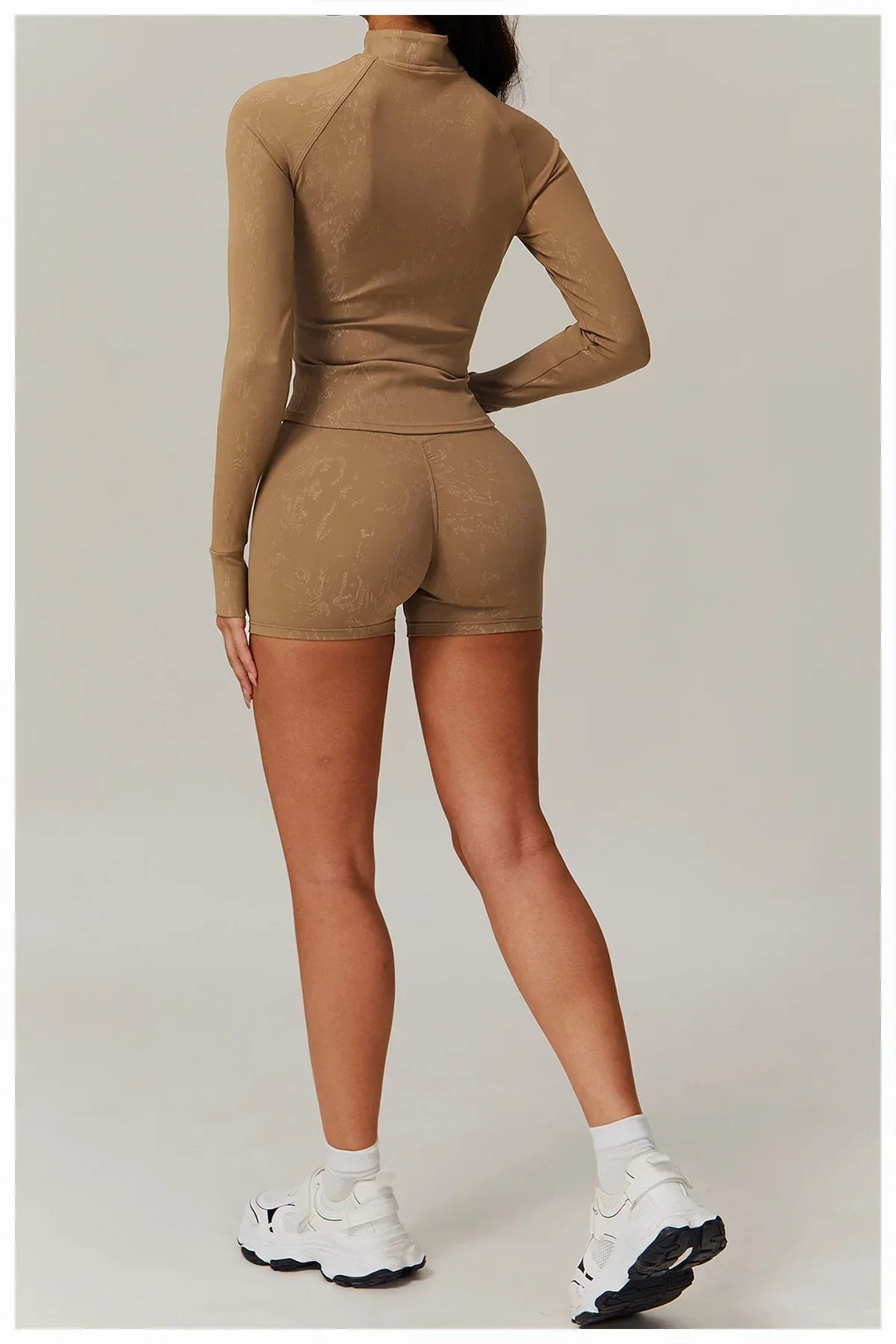 Kurtka Damska Slim z Długim Rękawem i Otworem na Kciuk