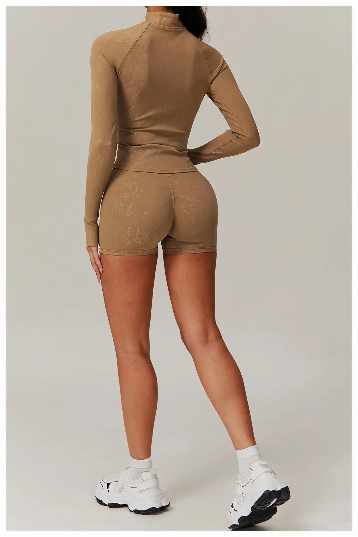 Kurtka Damska Slim z Długim Rękawem i Otworem na Kciuk