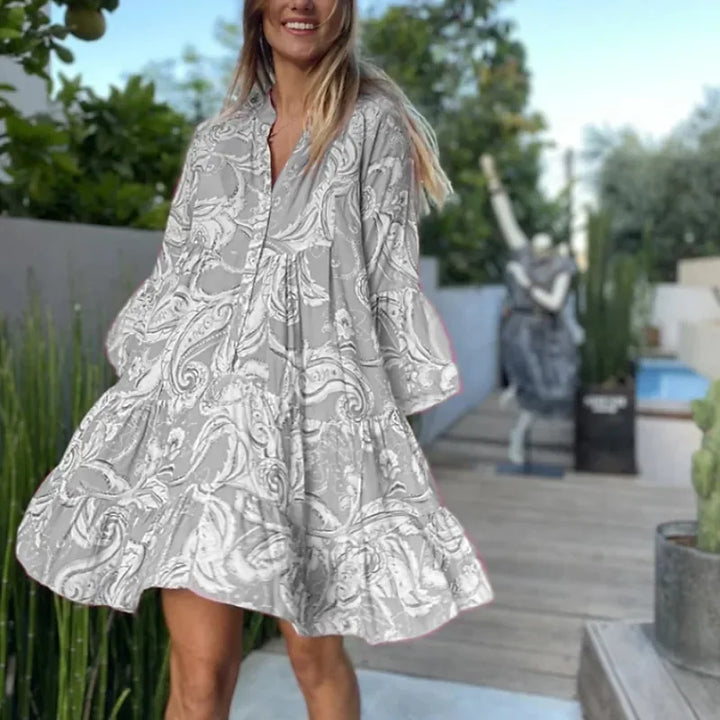 Milava™ | Sukienka midi Boho Bloom