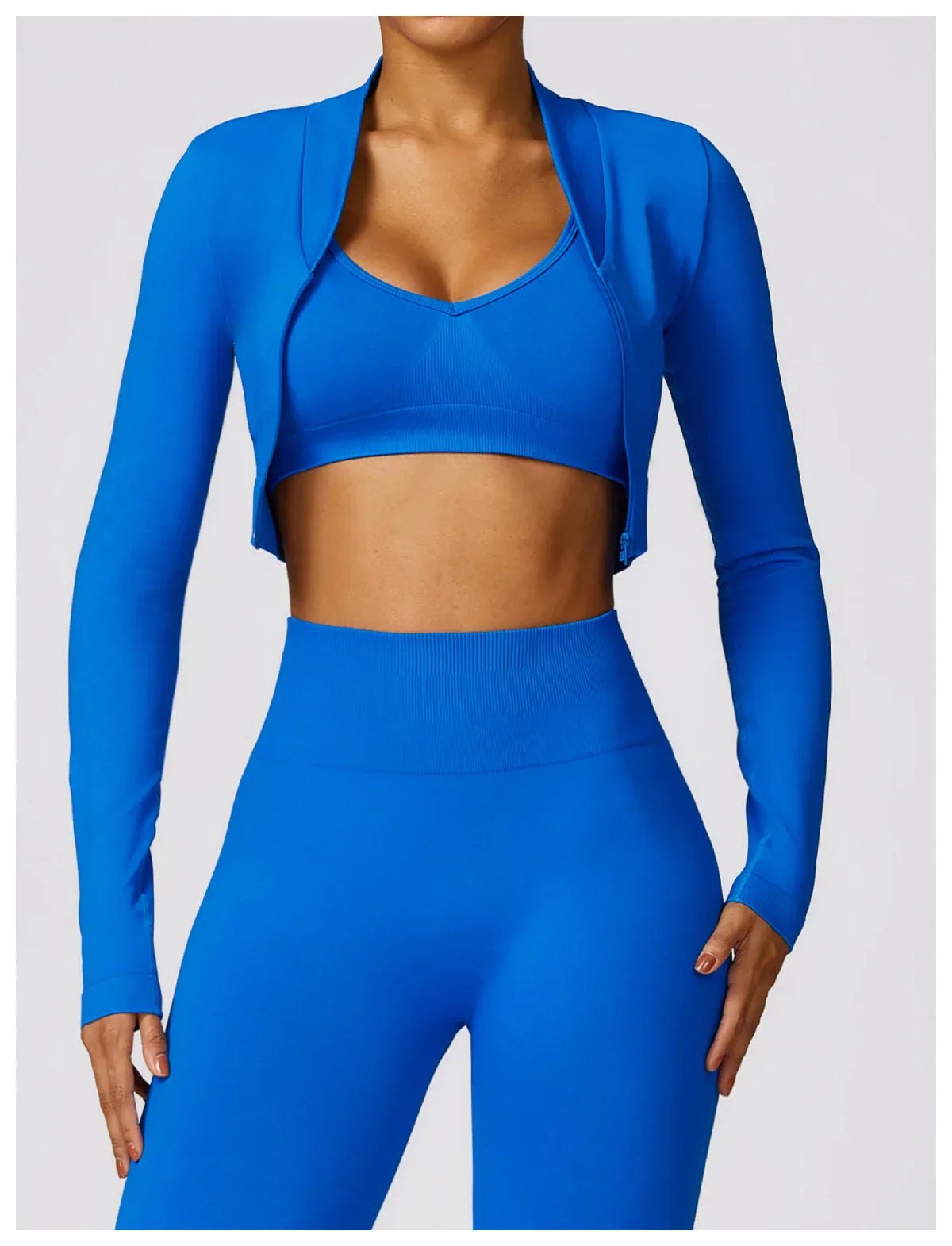 Kurtka sportowa damska z długim rękawem