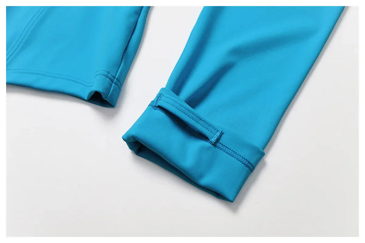 Zimowa Kurtka Fitness z Długim Rękawem o Wysokiej Elastyczności