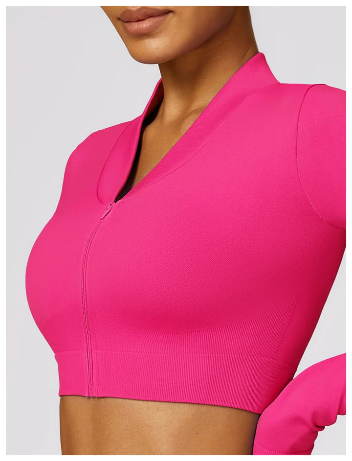 Kurtka sportowa damska z długim rękawem