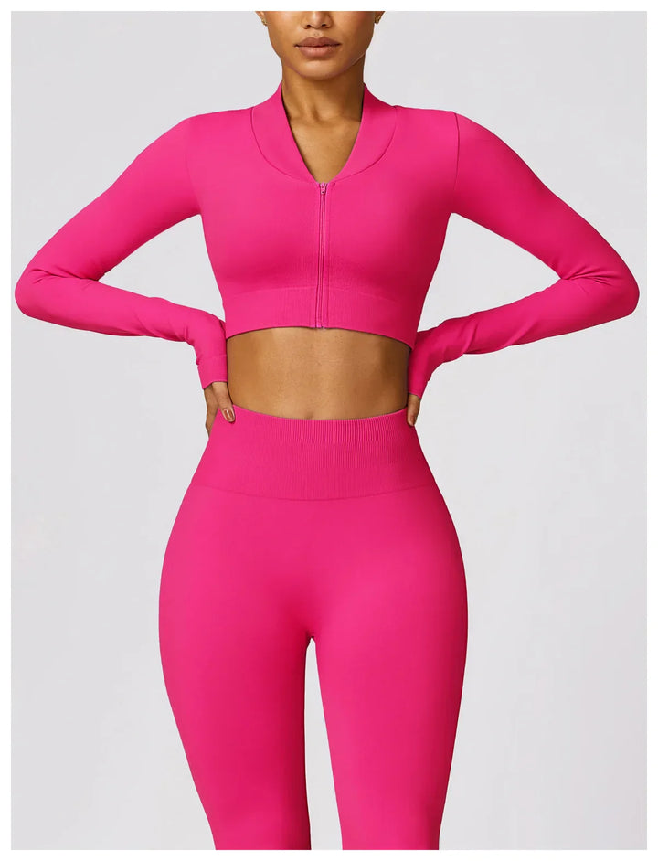 Kurtka sportowa damska z długim rękawem