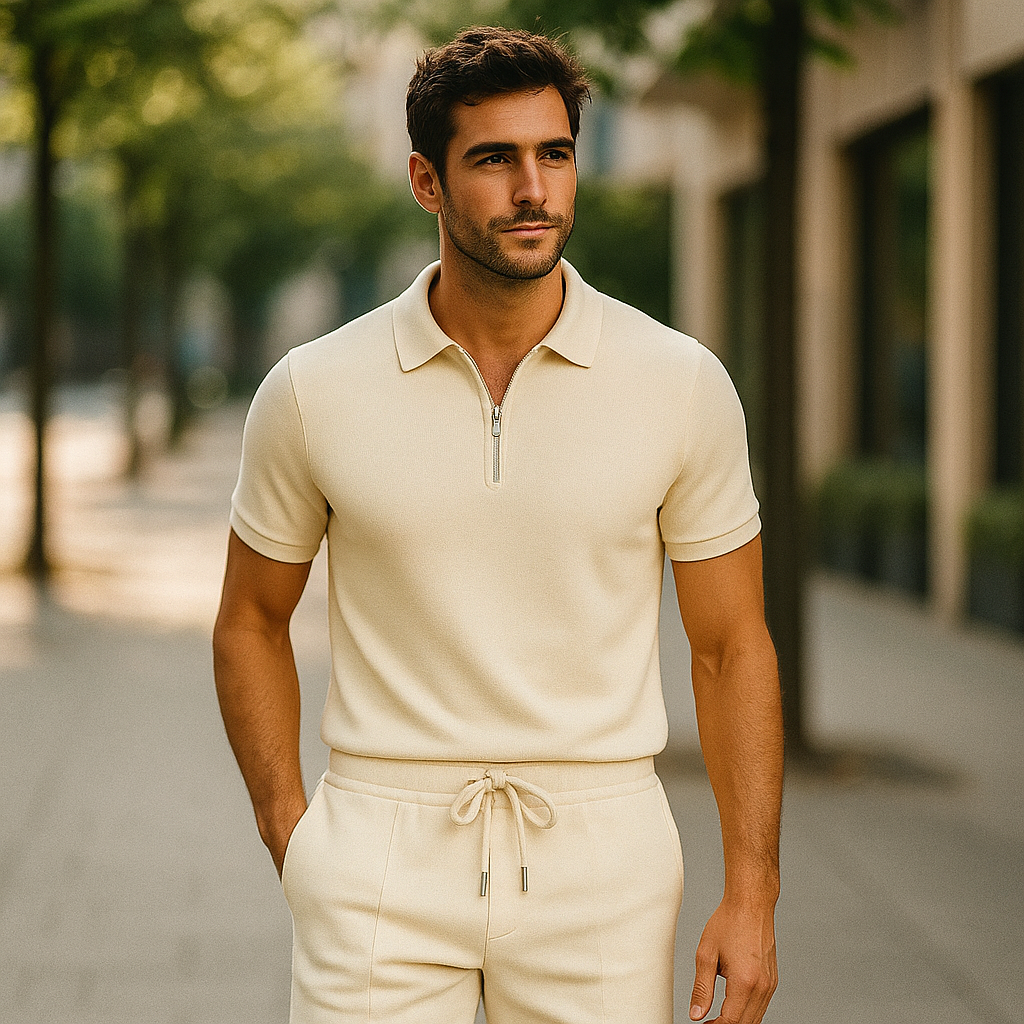 Milava™ | Stylowy zestaw: polo & szorty