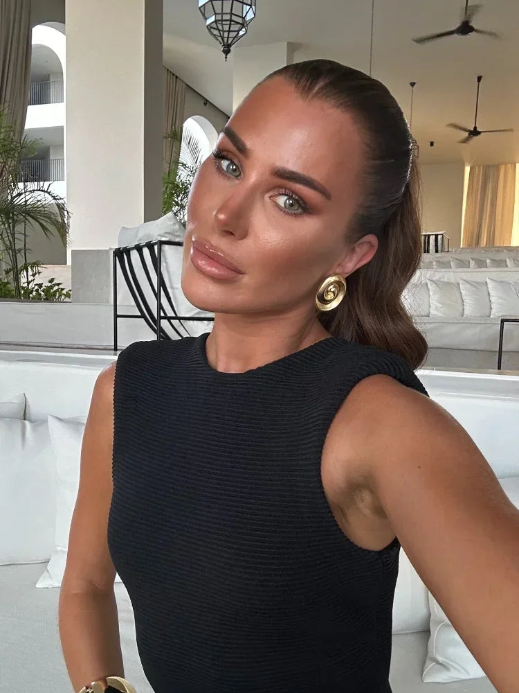 Milava™ | Długa sukienka z frędzlami