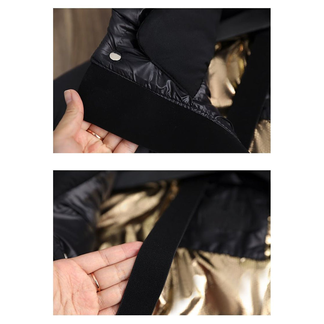 Zosia™ | Długa Pikowana Kurtka Zimowa Z Kapturem i Zamkiem