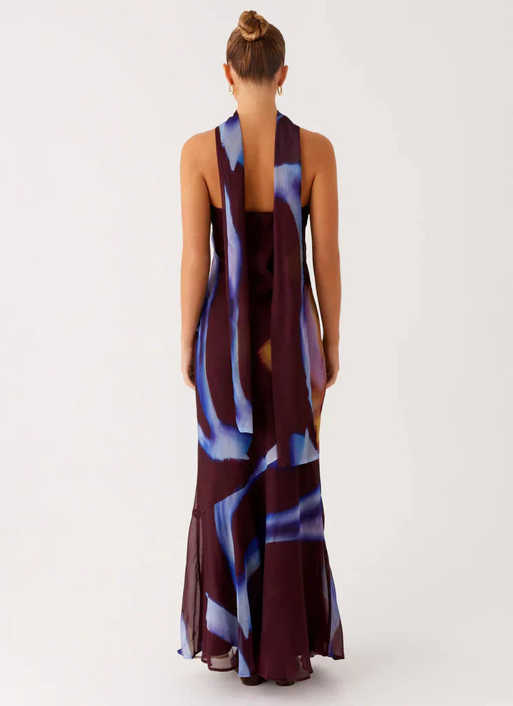 Milava™ | Rina Maxi z Pełnym Podszyciem i Szalem