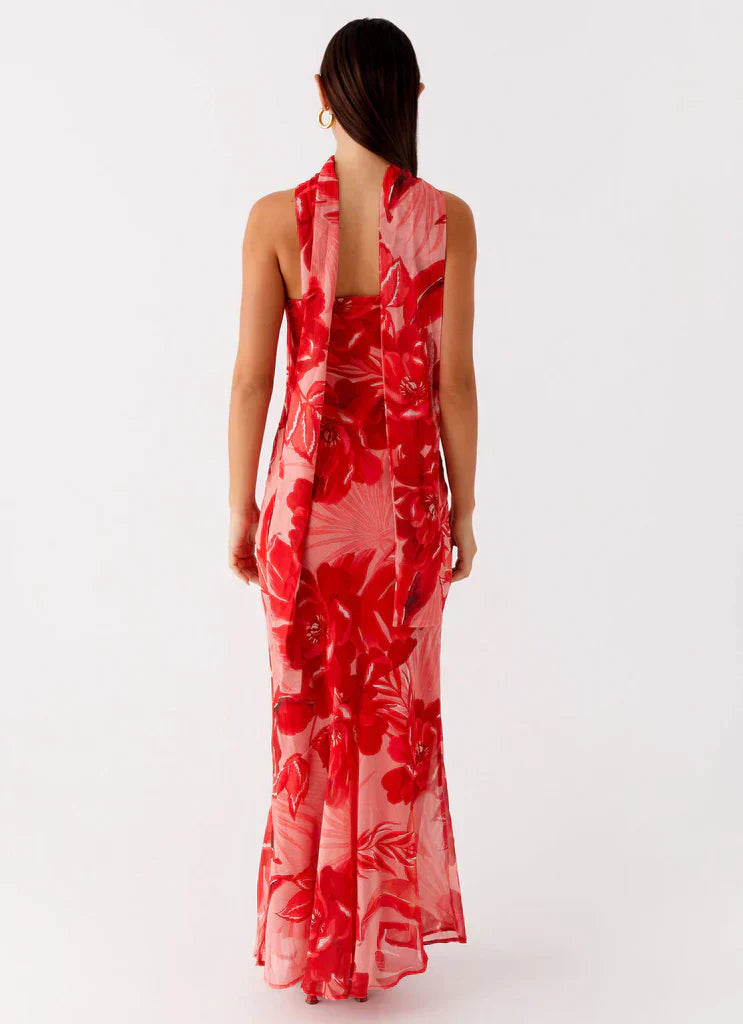 Milava™ | Rina Maxi z Pełnym Podszyciem i Szalem