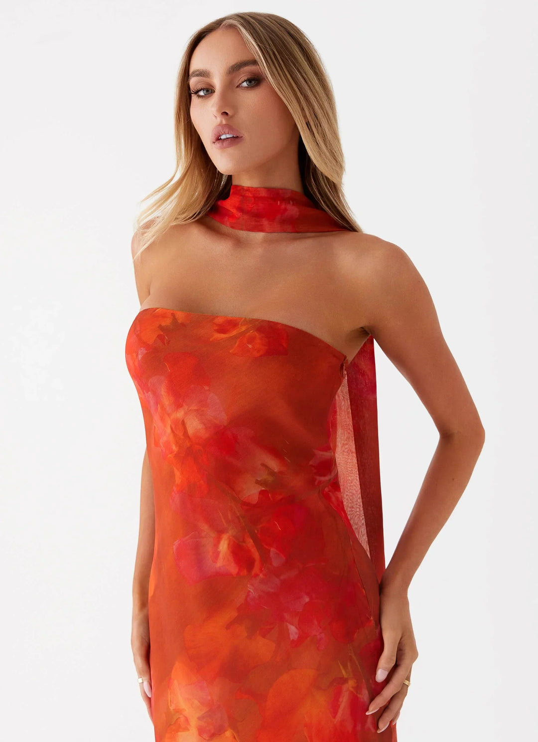 Milava™ | Rina Maxi z Pełnym Podszyciem i Szalem